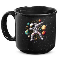 Astronaut Dabbing In Space Cosmic Galaxy Adventure 15oz Campfire Ceramic Mug