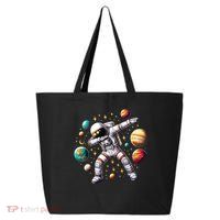 Astronaut Dabbing In Space Cosmic Galaxy Adventure 25L Jumbo Tote