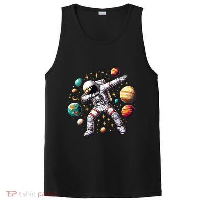 Astronaut Dabbing In Space Cosmic Galaxy Adventure PosiCharge Competitor Tank