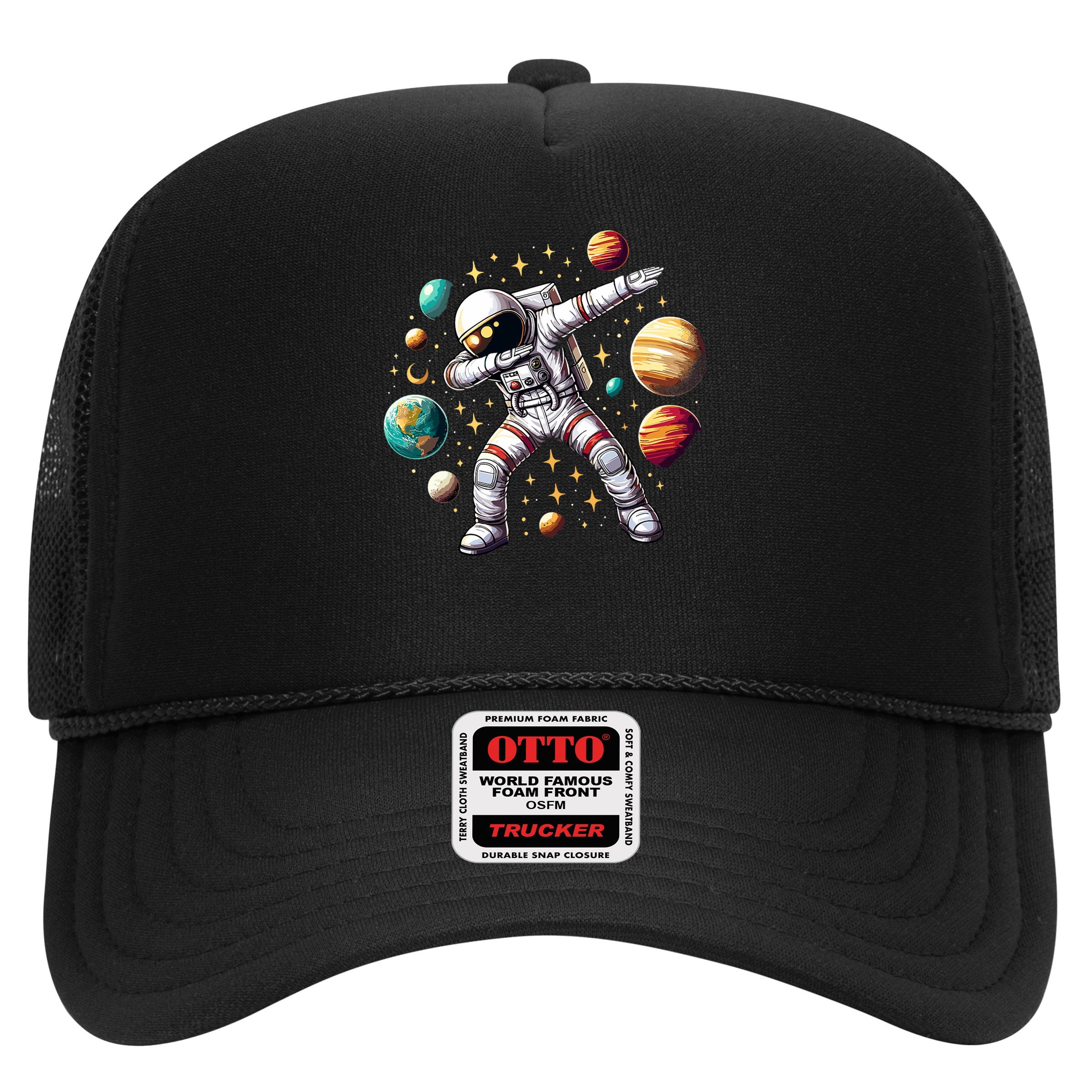 Astronaut Dabbing In Space Cosmic Galaxy Adventure Hat