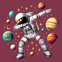 Astronaut Dabbing In Space Cosmic Galaxy Adventure 16oz Travel Tumbler