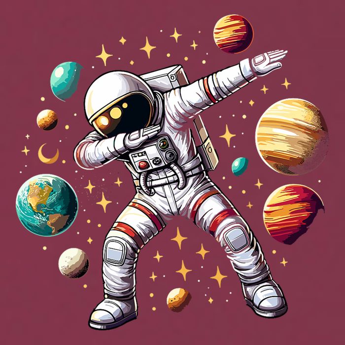 Astronaut Dabbing In Space Cosmic Galaxy Adventure 16oz Travel Tumbler