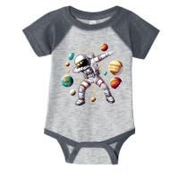 Astronaut Dabbing In Space Cosmic Galaxy Adventure Infant Baby Jersey Bodysuit