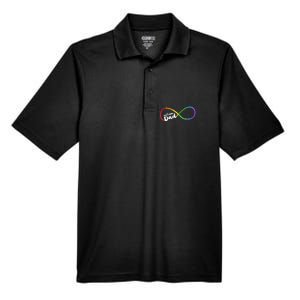 Autism Dad Infinity Symbol Men's Origin Performance Pique Polo