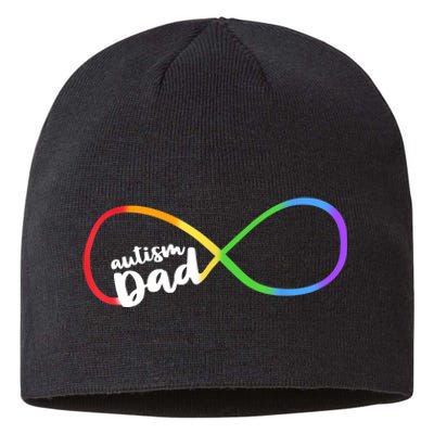 Autism Dad Infinity Symbol Sustainable Beanie