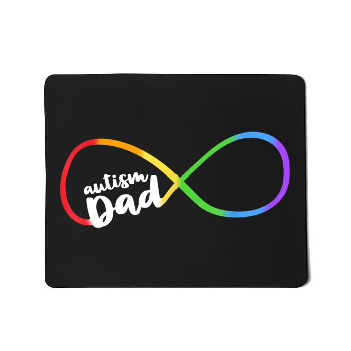 Autism Dad Infinity Symbol Mousepad