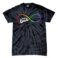 Autism Dad Infinity Symbol Tie-Dye T-Shirt