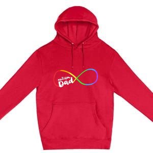 Autism Dad Infinity Symbol Premium Pullover Hoodie