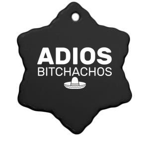 Adios Bitchachos Funny Sombrero Cinco De Mayo Ceramic Star Ornament