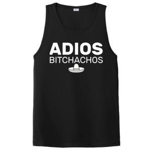 Adios Bitchachos Funny Sombrero Cinco De Mayo PosiCharge Competitor Tank