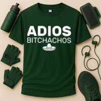 Adios Bitchachos Funny Sombrero Cinco De Mayo Cooling Performance Crew T-Shirt