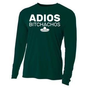 Adios Bitchachos Funny Sombrero Cinco De Mayo Cooling Performance Long Sleeve Crew