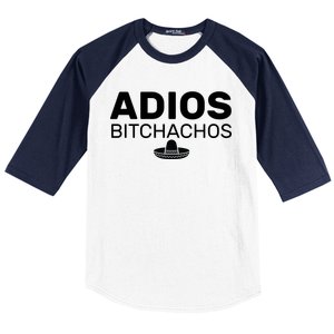 Adios Bitchachos Funny Sombrero Cinco De Mayo Baseball Sleeve Shirt