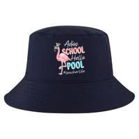 Adios School Hello Pool Teacher Life Flamingo Cool Comfort Performance Bucket Hat