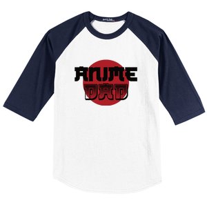 Anime Dad Japan Anime Lover Gift Baseball Sleeve Shirt