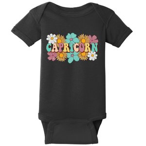 Astrology December January birthday Zodiac sign Capricorn Baby Bodysuit