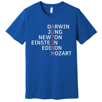 Autism Darwin Jung Newton Einste In Edison Mozart Premium T-Shirt