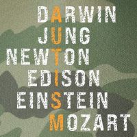 Autism Darwin Jung Newton Edison Einstein Newton Mozart Legacy Tie Dye Trucker Hat