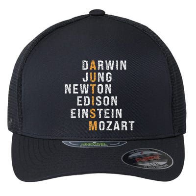 Autism Darwin Jung Newton Edison Einstein Newton Mozart Flexfit Unipanel Trucker Cap