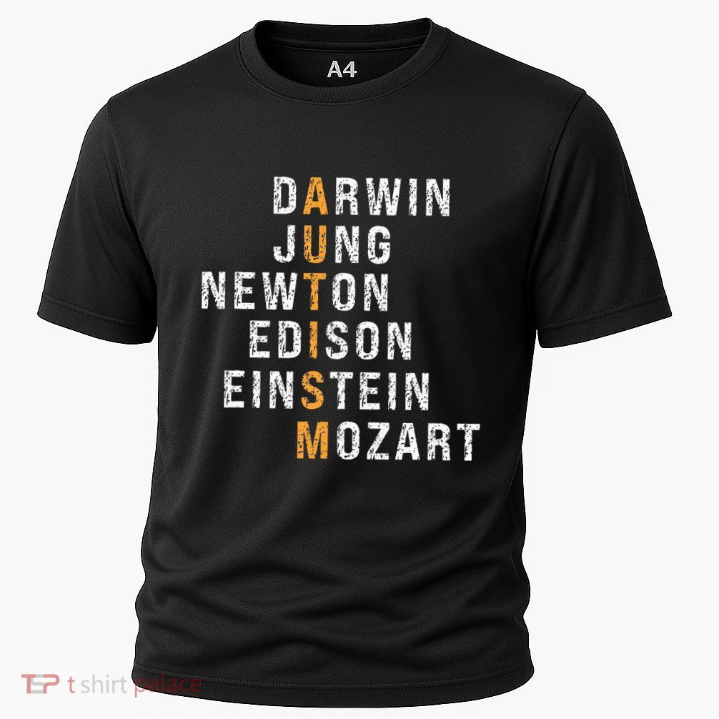Autism Darwin Jung Newton Edison Einstein Newton Mozart Performance Shirt
