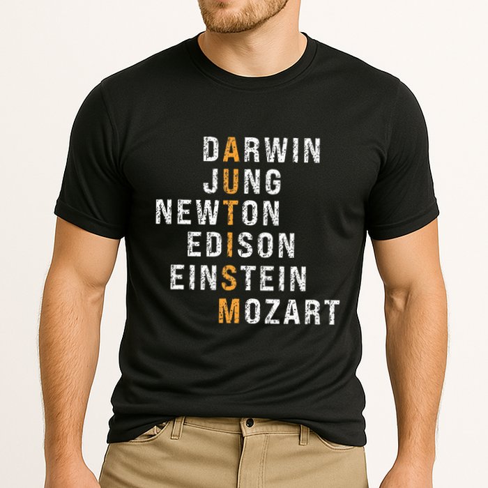 Autism Darwin Jung Newton Edison Einstein Newton Mozart Performance Shirt
