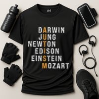 Autism Darwin Jung Newton Edison Einstein Newton Mozart Performance Shirt