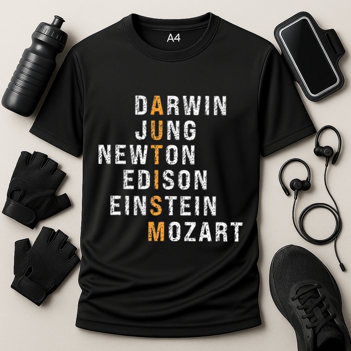 Autism Darwin Jung Newton Edison Einstein Newton Mozart Performance Shirt