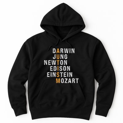 Autism Darwin Jung Newton Edison Einstein Newton Mozart Hoodie
