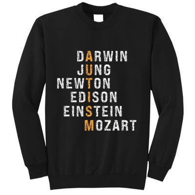 Autism Darwin Jung Newton Edison Einstein Newton Mozart Sweatshirt