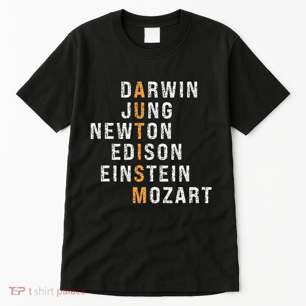 Autism Darwin Jung Newton Edison Einstein Newton Mozart Tall T-Shirt