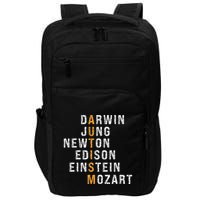 Autism Darwin Jung Newton Edison Einstein Newton Mozart Impact Tech Backpack