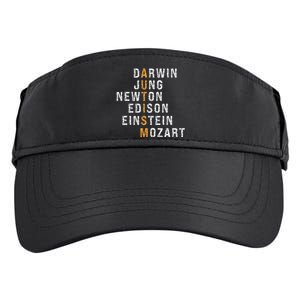 Autism Darwin Jung Newton Edison Einstein Newton Mozart Adult Drive Performance Visor