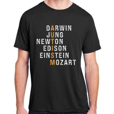 Autism Darwin Jung Newton Edison Einstein Newton Mozart Adult ChromaSoft Performance T-Shirt