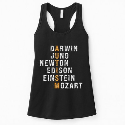 Autism Darwin Jung Newton Edison Einstein Newton Mozart Womens Tank Top
