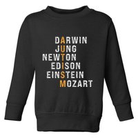 Autism Darwin Jung Newton Edison Einstein Newton Mozart Toddler Sweatshirt