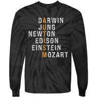 Autism Darwin Jung Newton Edison Einstein Newton Mozart Tie-Dye Long Sleeve Shirt