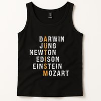 Autism Darwin Jung Newton Edison Einstein Newton Mozart Tank Top