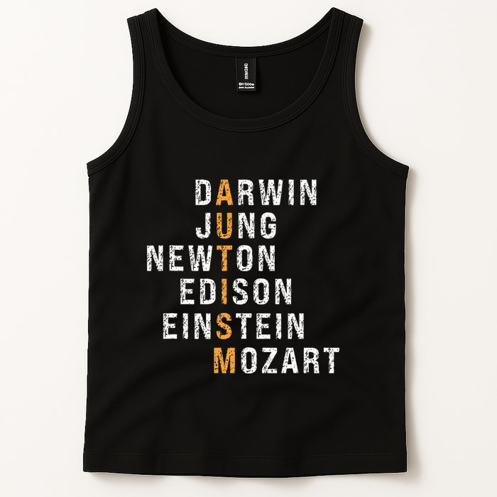 Autism Darwin Jung Newton Edison Einstein Newton Mozart Tank Top