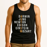 Autism Darwin Jung Newton Edison Einstein Newton Mozart Tank Top