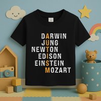 Autism Darwin Jung Newton Edison Einstein Newton Mozart Toddler T-Shirt