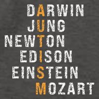 Autism Darwin Jung Newton Edison Einstein Newton Mozart Vector Backpack