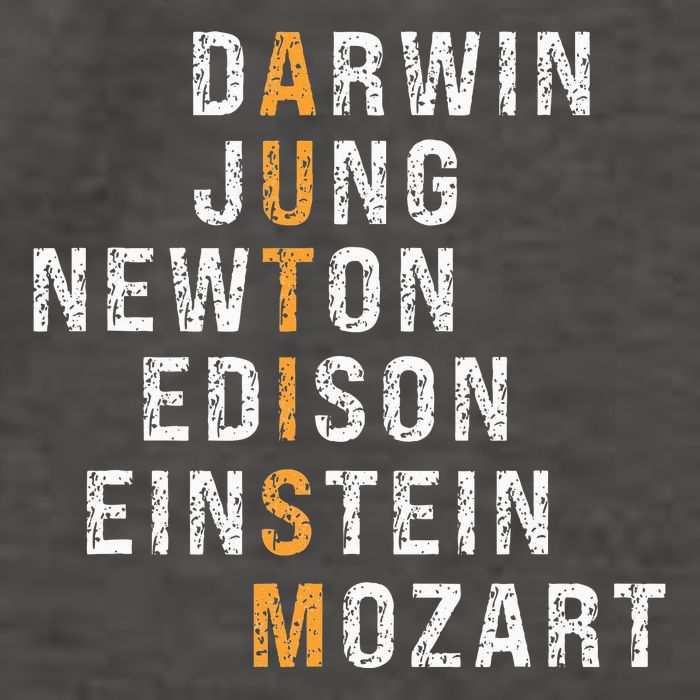 Autism Darwin Jung Newton Edison Einstein Newton Mozart Vector Backpack