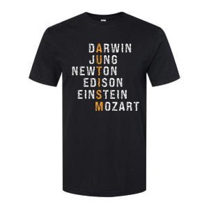 Autism Darwin Jung Newton Edison Einstein Newton Mozart Softstyle® CVC T-Shirt