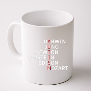 Autism Darwin Jung Newton Einste In Edison Mozart Coffee Mug