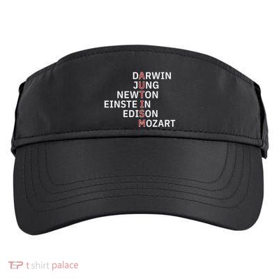 Autism Darwin Jung Newton Einste In Edison Mozart Cute Gift Adult Drive Performance Visor