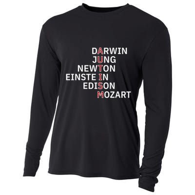 Autism Darwin Jung Newton Einste In Edison Mozart Cute Gift Cooling Performance Long Sleeve Crew