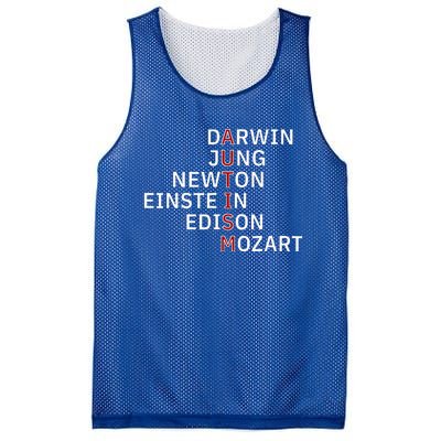 Autism Darwin Jung Newton Einste In Edison Mozart Mesh Reversible Basketball Jersey Tank