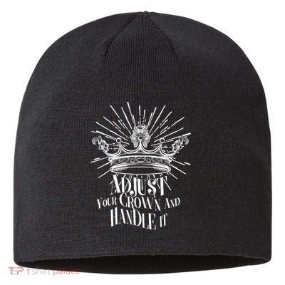Adjust Your Crown and Handle It Sustainable Beanie