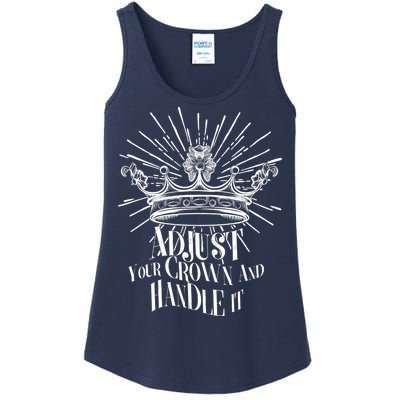 Adjust Your Crown and Handle It Ladies Essential Tank