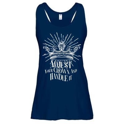 Adjust Your Crown and Handle It Ladies Essential Flowy Tank